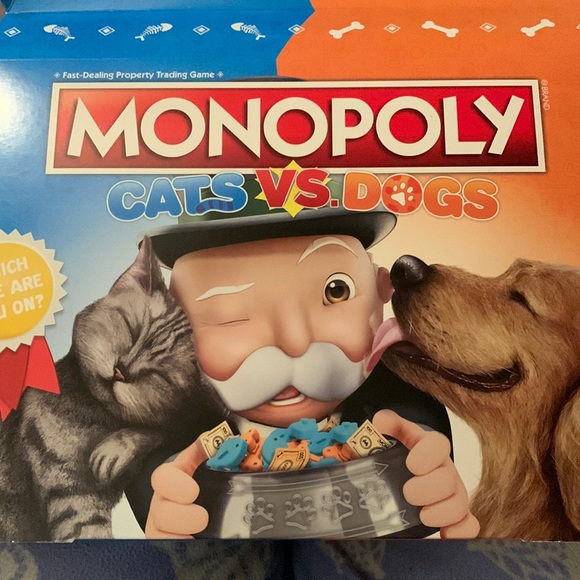 Hasbro Other - MONOPOLY -CATS v/s DOGS. BRAND NEW/NEVER BEEN USED